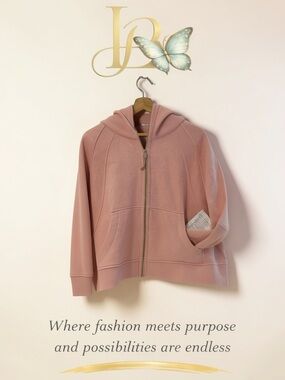 lululemon NWT SOLD OUT Scuba Oversized
Full-Zip Gold zipper Hoodie  XL/XXL